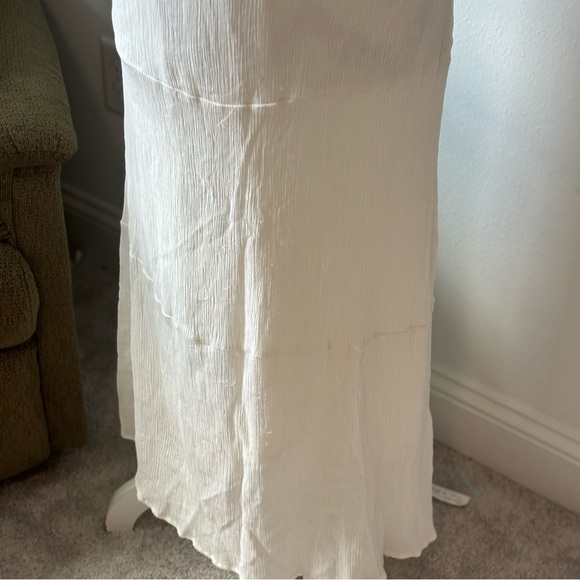 Womens Papermoon Ivory Maxi Dress Size M - Picture 3 of 8